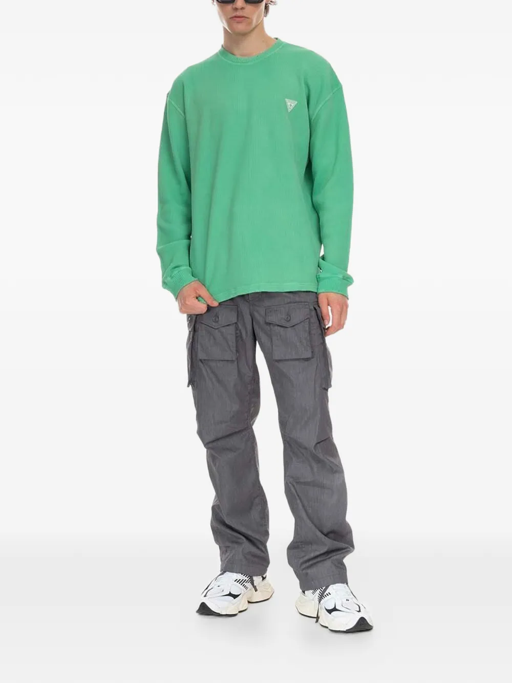 GUESS USA T-shirt met logo Groen