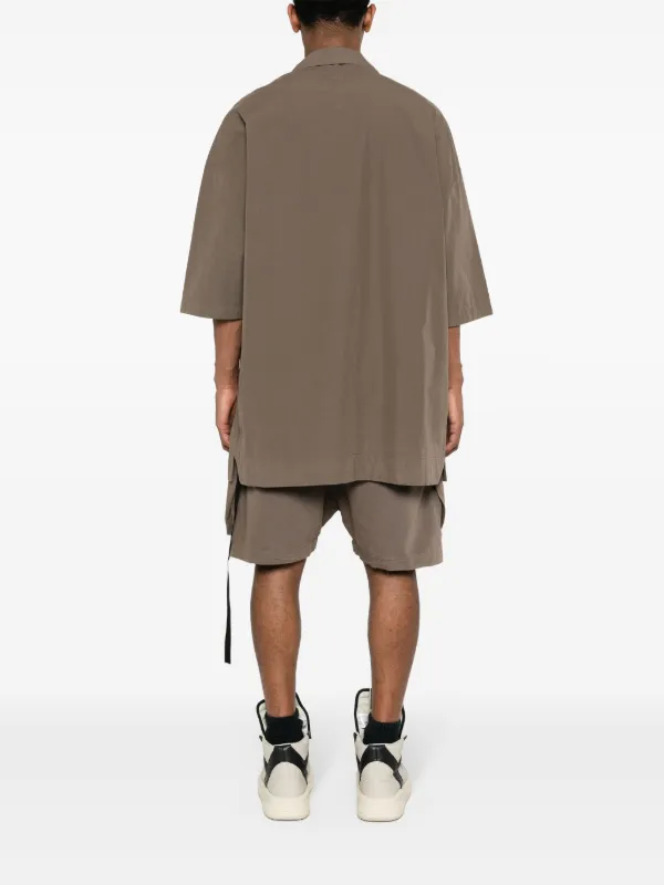 Rick Owens DRKSHDW Magnum Tommy シャツ | グレー | FARFETCH JP
