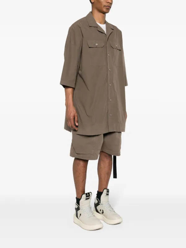 Rick Owens DRKSHDW Magnum Tommy シャツ | グレー | FARFETCH JP