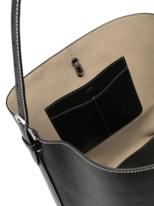TOTEME Belted Tote Bag | Black | FARFETCH