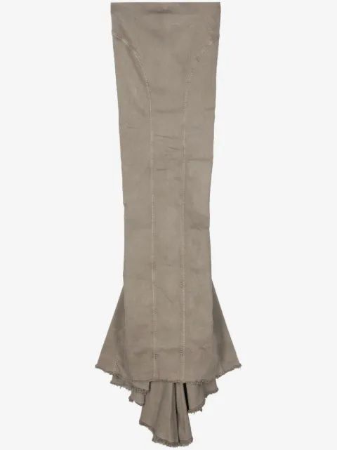 Rick Owens DRKSHDW Al Pilar denim skirt
