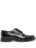 Tagliatore leather derby shoes - Black