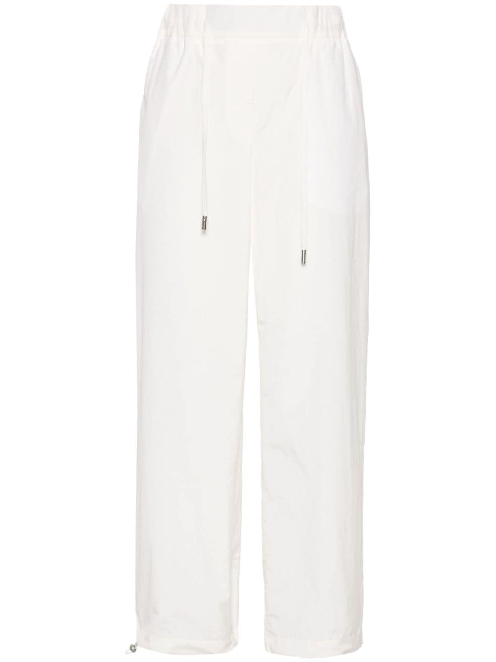 Peserico Drawstring-fastening Trousers In Neutrals