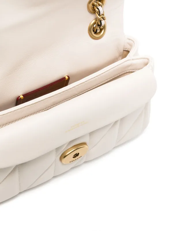 Coach Tabby Leather Shoulder Bag | Neutrals | FARFETCH JO