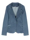 LIU JO double-breasted denim blazer - Blue