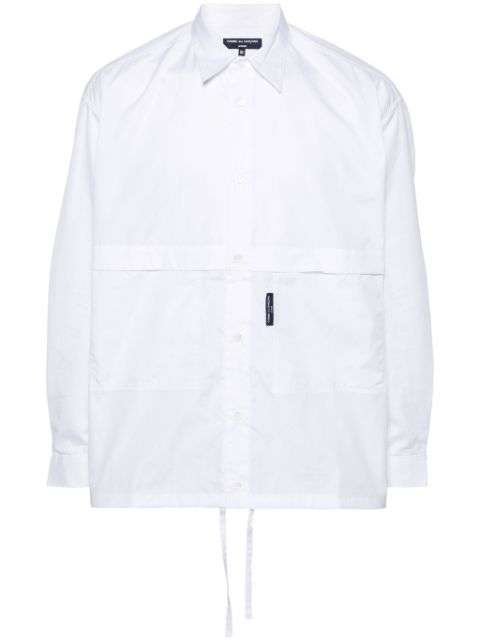 Comme des Garcons Homme drawstring-hem cotton shirt Men