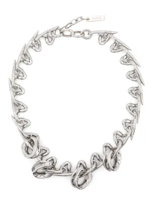 MASU Angel Hole Coin Necklace | Silver | FARFETCH