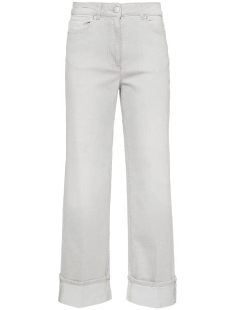 Peserico jeans med logomærke og smalle ben