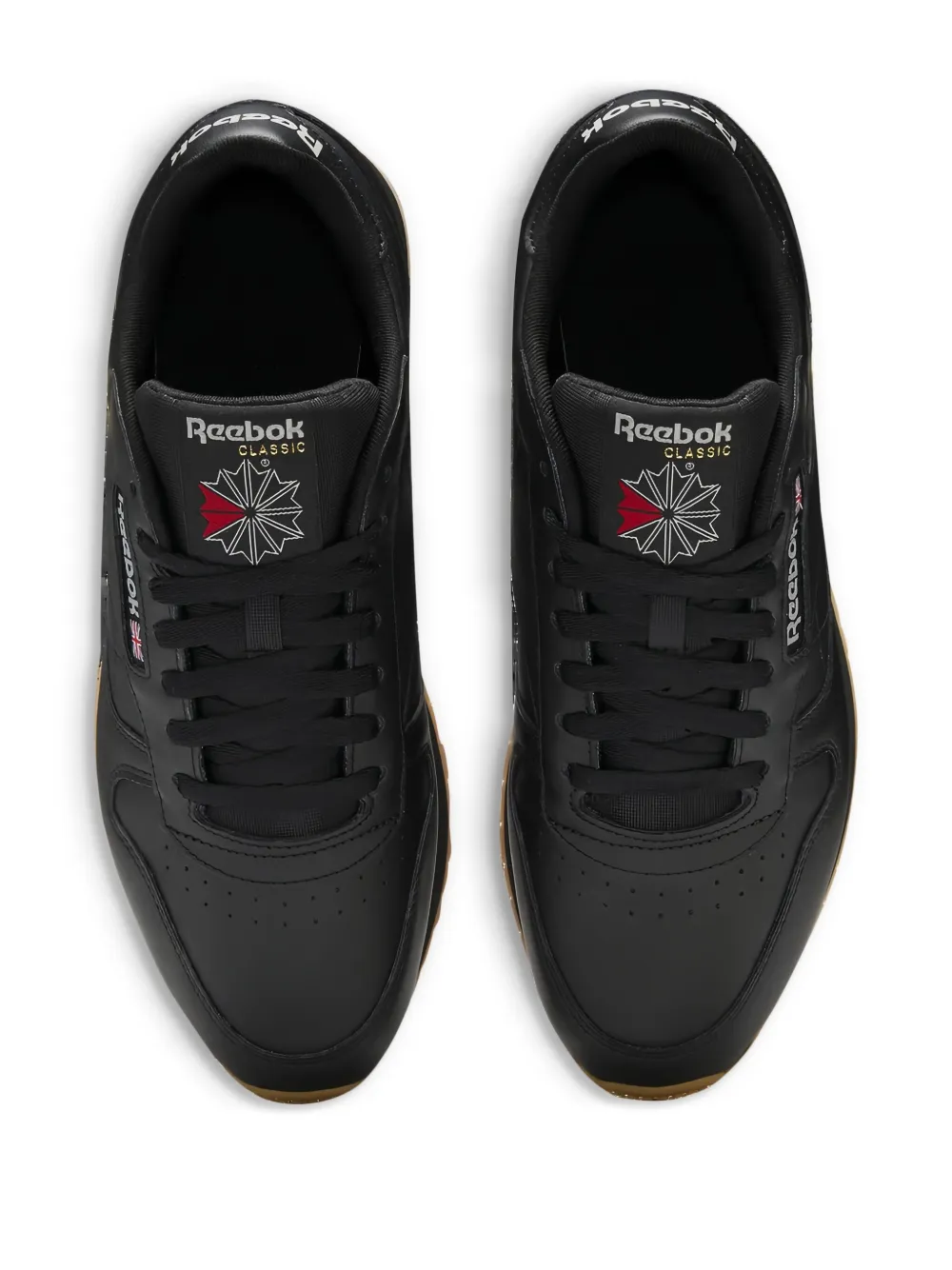 Reebok leather sneakers Black