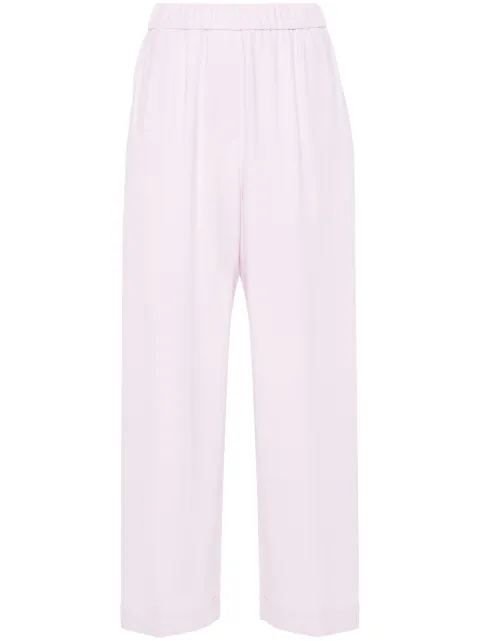 Peserico crepe wide-leg trousers