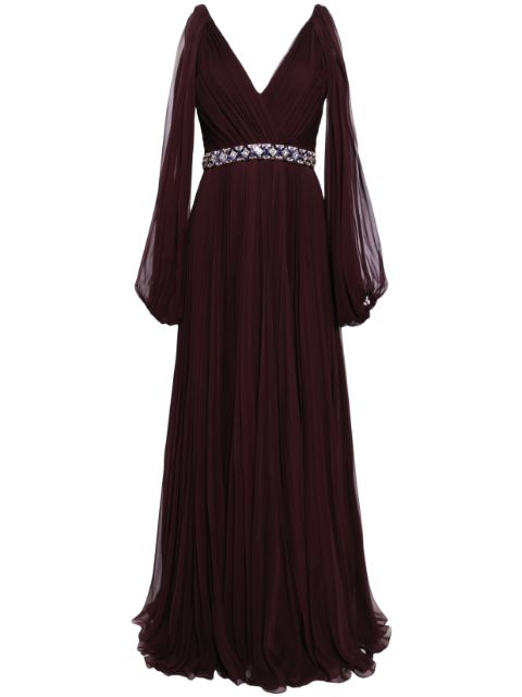 Jenny Packham Rapture cold-shoulder gown Women