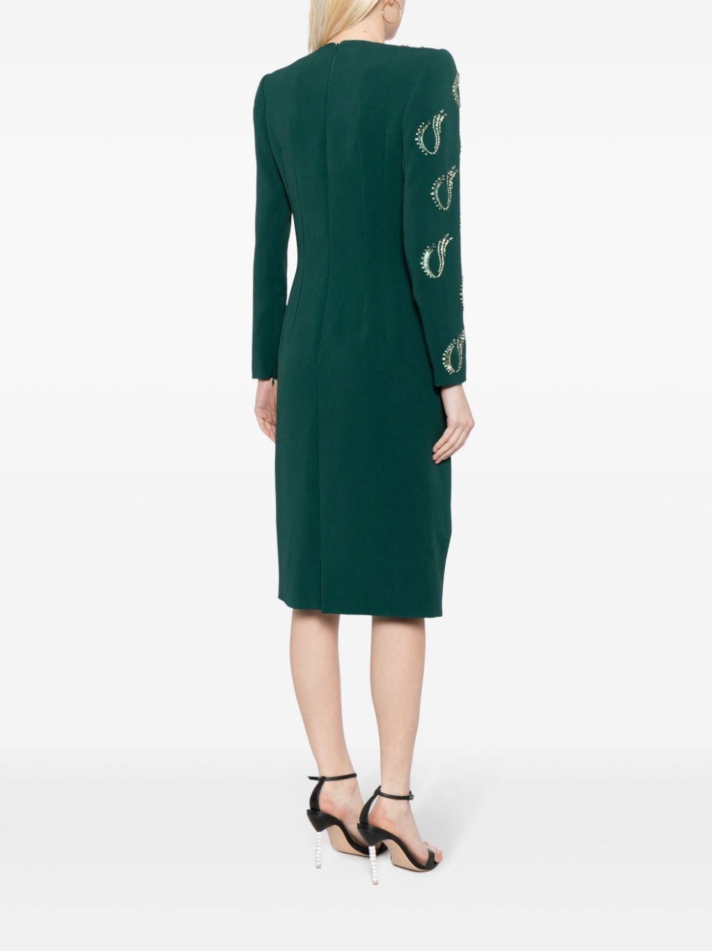 Buy quality cheap products Jenny Packham Jealous crepe midi dress Women