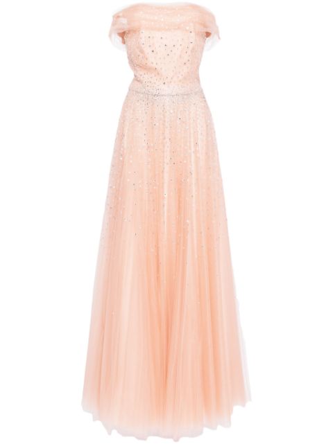 Jenny Packham Shayla crystal-embellished gown Women