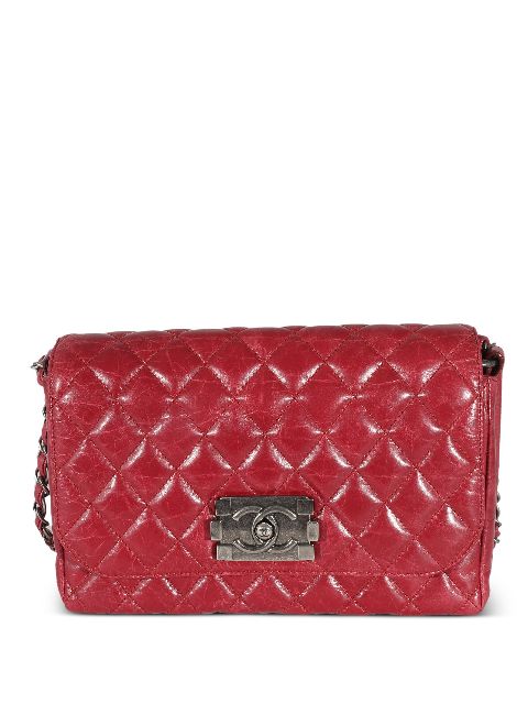 HOT SALE CHANEL 2012 Flap Boy-lock shoulder bag Women