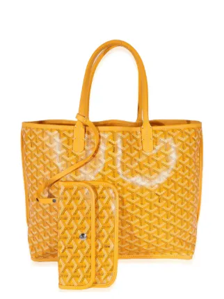 Goyard Pre-Owned 2022 アンジュ PM ハンドバッグ | イエロー