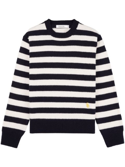 Sporty & Rich striped wool jumper