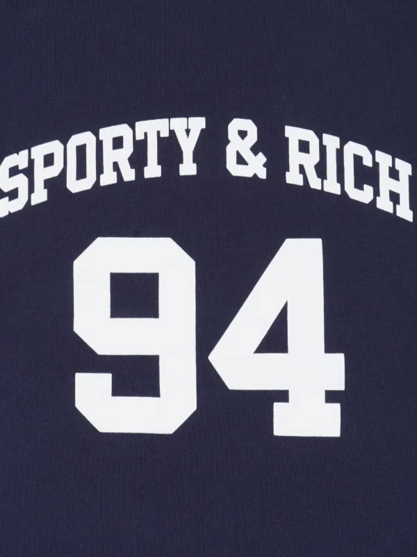 【完売モデル】Sporty&Rich エンブレム Tシャツ ネイビー S MEN , WOMEN】Sporty&Rich NY 94 T-Shirt – AMERICAN RAG CIE