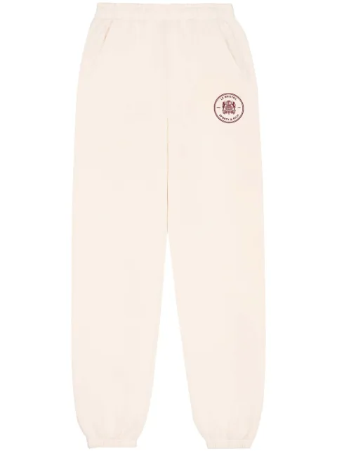 Sporty & Rich Bristol Crest cotton track pants