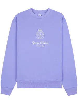 Sporty & Rich Wellness スウェットシャツ | パープル | FARFETCH JP