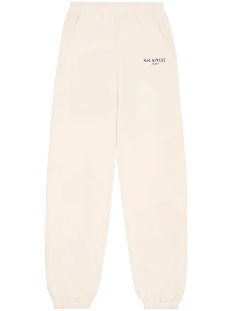 Sporty & Rich Wimbledon cotton track pants