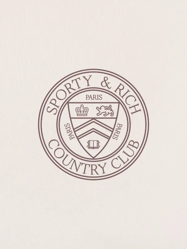 【人気！】Sporty & Rich Connecticut Crest スウェットシャツ Sporty & Rich Connecticut Crest スウェットシャツ | ブルー