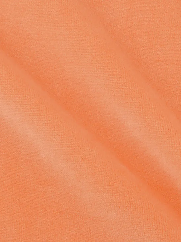 Sporty & Rich Italic-logo zip-up Hoodie | Orange | FARFETCH