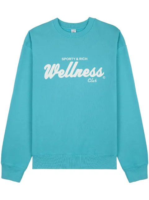 Sporty & Rich Draft logo-print sweatshirt