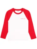 Sporty & Rich Health Club baseball T-shirt - White