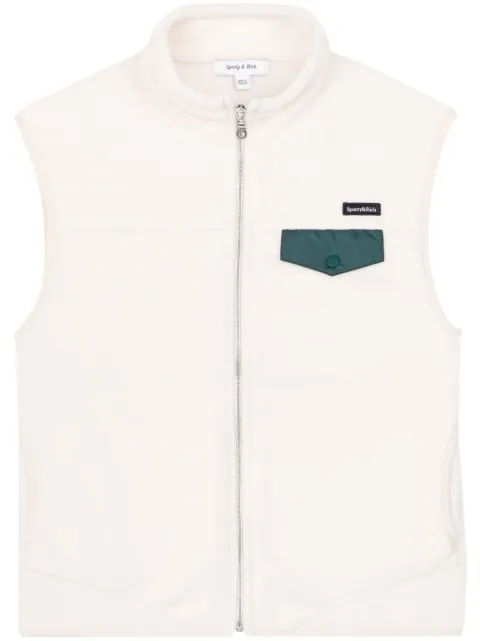 Sporty & Rich zipped polar vest