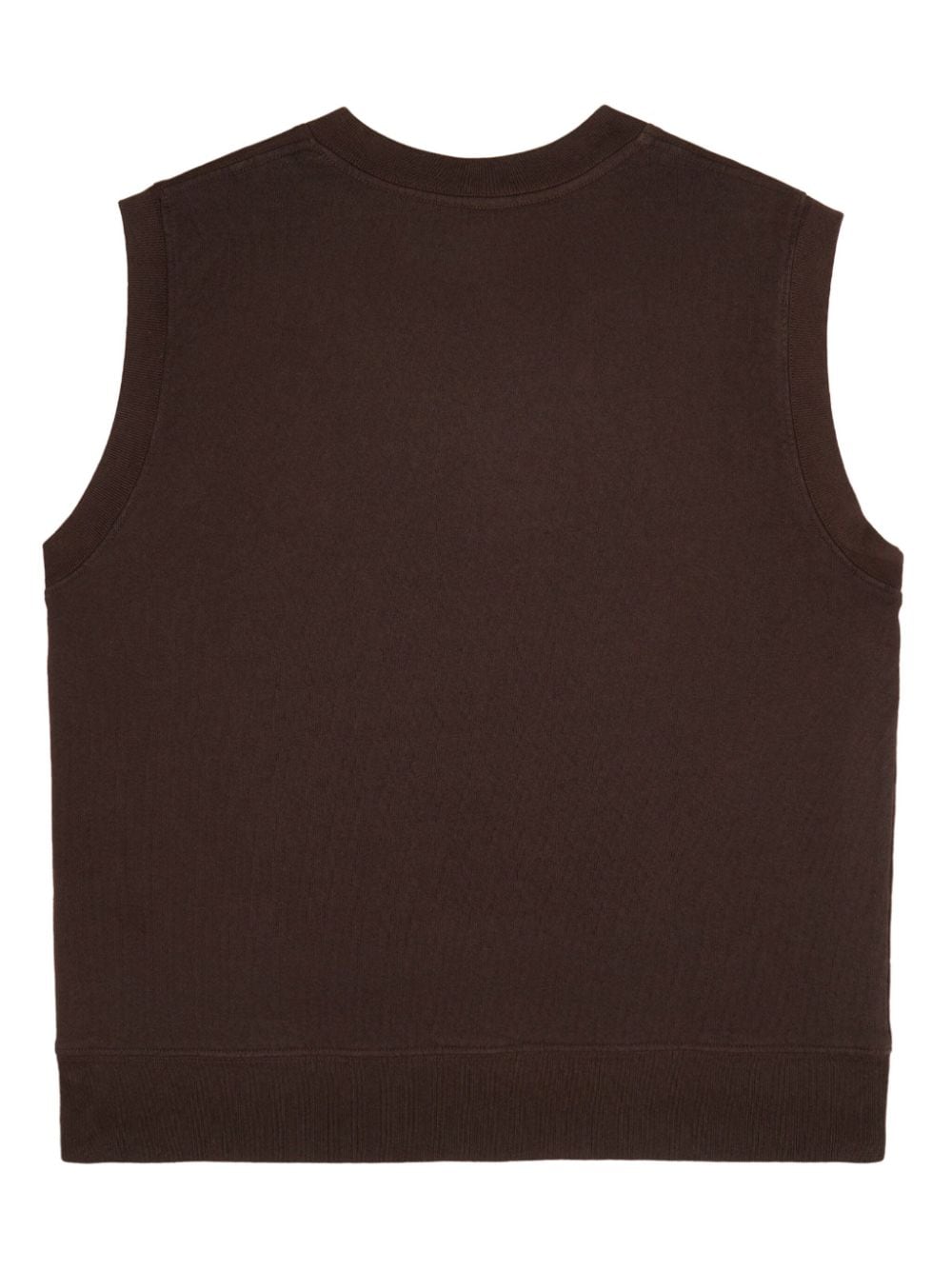 Sporty & Rich Syracuse embroidered cotton vest - Bruin