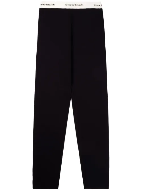 Legging nervuré à logo - Sporty & Rich - Modalova