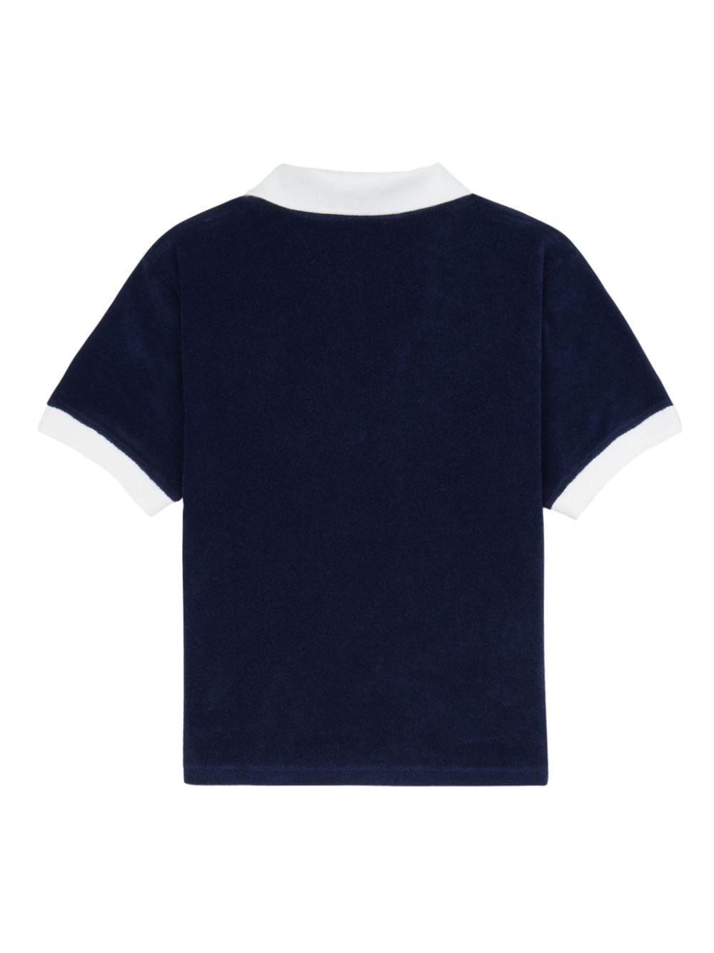 Shop Sporty And Rich Prince Sporty Cotton Polo Shirt In Blue