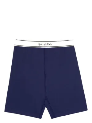Sporty & Rich バイカーショーツ | ブルー | FARFETCH JP