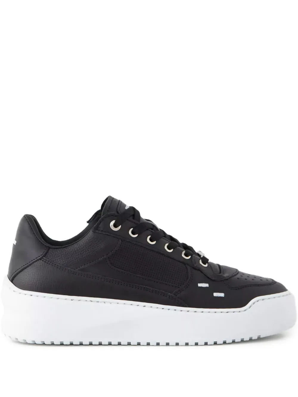 Filling Pieces leather sneakers Black
