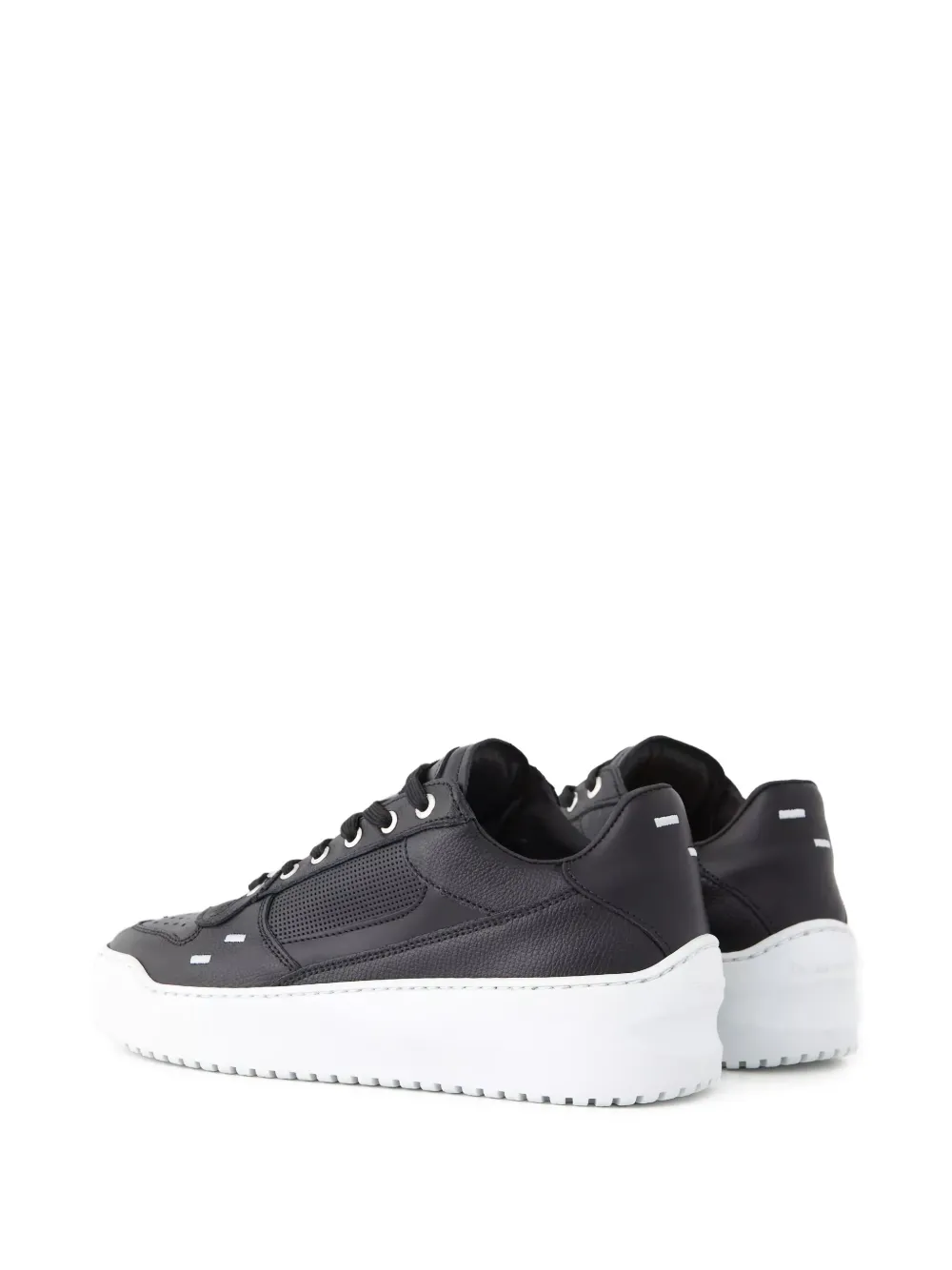 Filling Pieces leather sneakers Black
