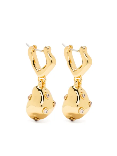 Vann Jewelry أقراط متدلية بزينة كريستال