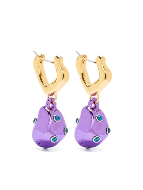 Vann Jewelry أقراط متدلية بزينة كريستال
