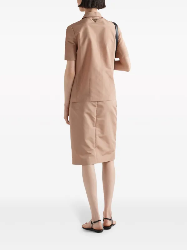 Prada ロゴ ブラウス | ピンク | FARFETCH JP