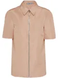 Prada Short-sleeved faille shirt - Pink