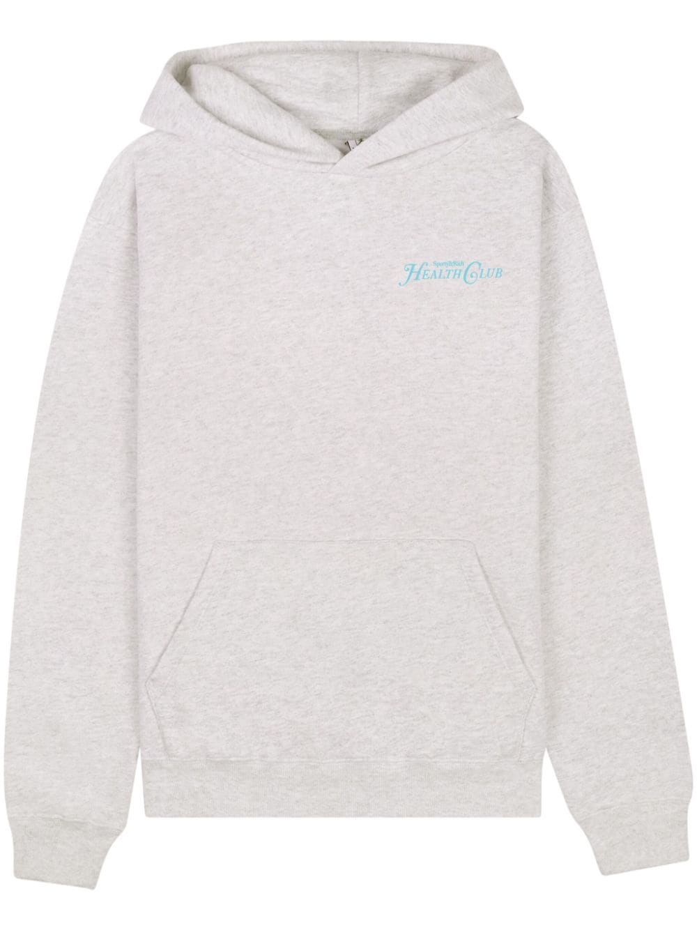Sporty And Rich Rizzoli Logo-print Hoodie In Grey