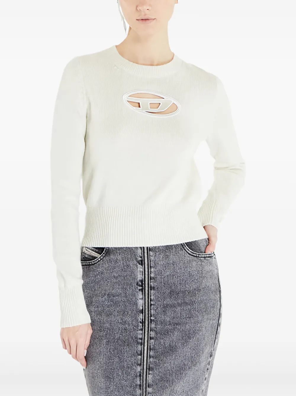 Diesel M-Areesa trui Beige