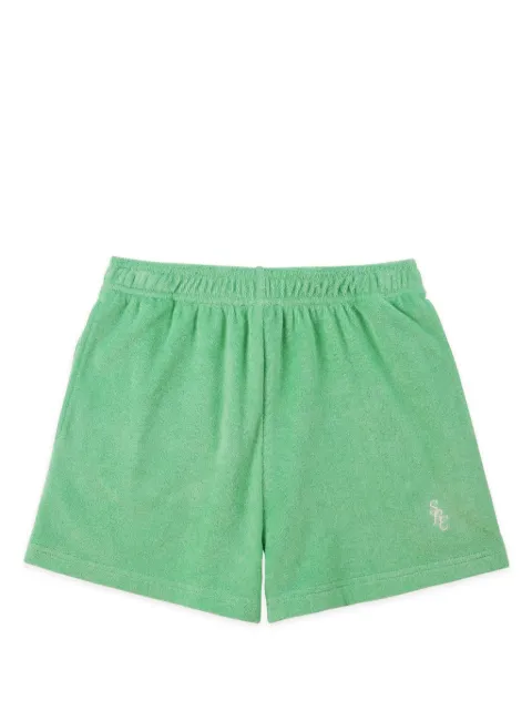 Sporty & Rich SRC cotton track shorts