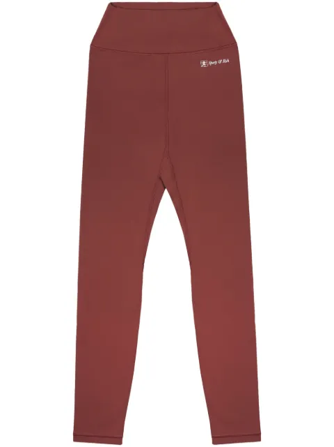 Sporty & Rich Runner Script high-waisted leggings