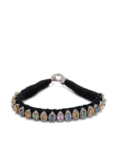 JIA JIA Rainbow Sapphire statement bracelet