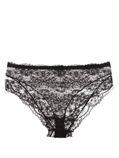 Dolce & Gabbana floral-lace high-waisted briefs