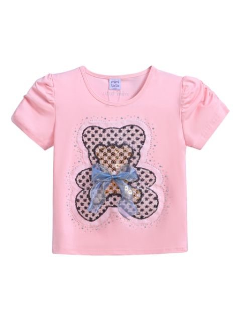 Mimi Tutu bear-appliqué T-shirt