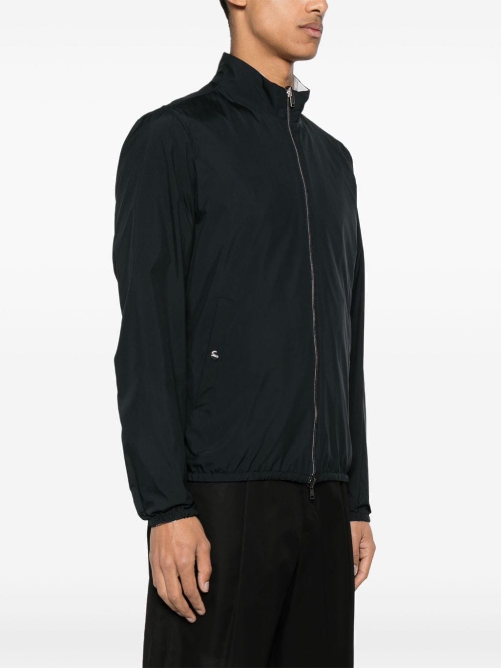 Shop Herno Reversible Lightweight Jacket In 黑色