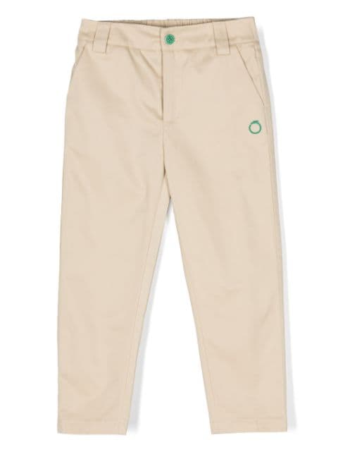 TRUSSARDI JUNIOR pantalones con logo bordado