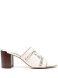 Tod's Kate 75mm leather sandals - White