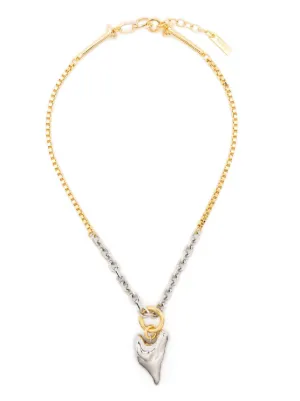 Magliano Broken Heart Necklace | Gold | FARFETCH AZ